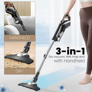 Taurus Vacuum Cleaner with Mop for Floor Cleaning| 800 W Motor with Strong 16 KPA Suction|Electric Mop for Floor Cleaning|Multi Level Efficient Filtra