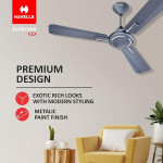 Havells 1200mm Ambrose ES Ceiling Fan|Premium Finish, Decorative Fan, Elegant Look, High Air Delivery, Energy Saving, 100% Pure Copper Motor|2 Year W