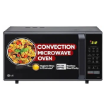 LG 28 L Convection Microwave Oven (Black, Quartz Heater)