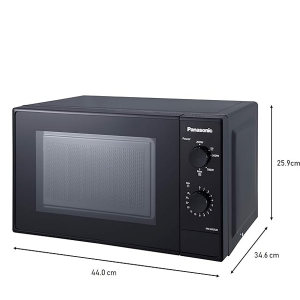 Panasonic 20L Solo Microwave Oven (Black)