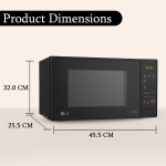 LG 20 L Grill Microwave Oven (Black)